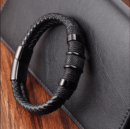 Lina | Woven Leather Bracelet