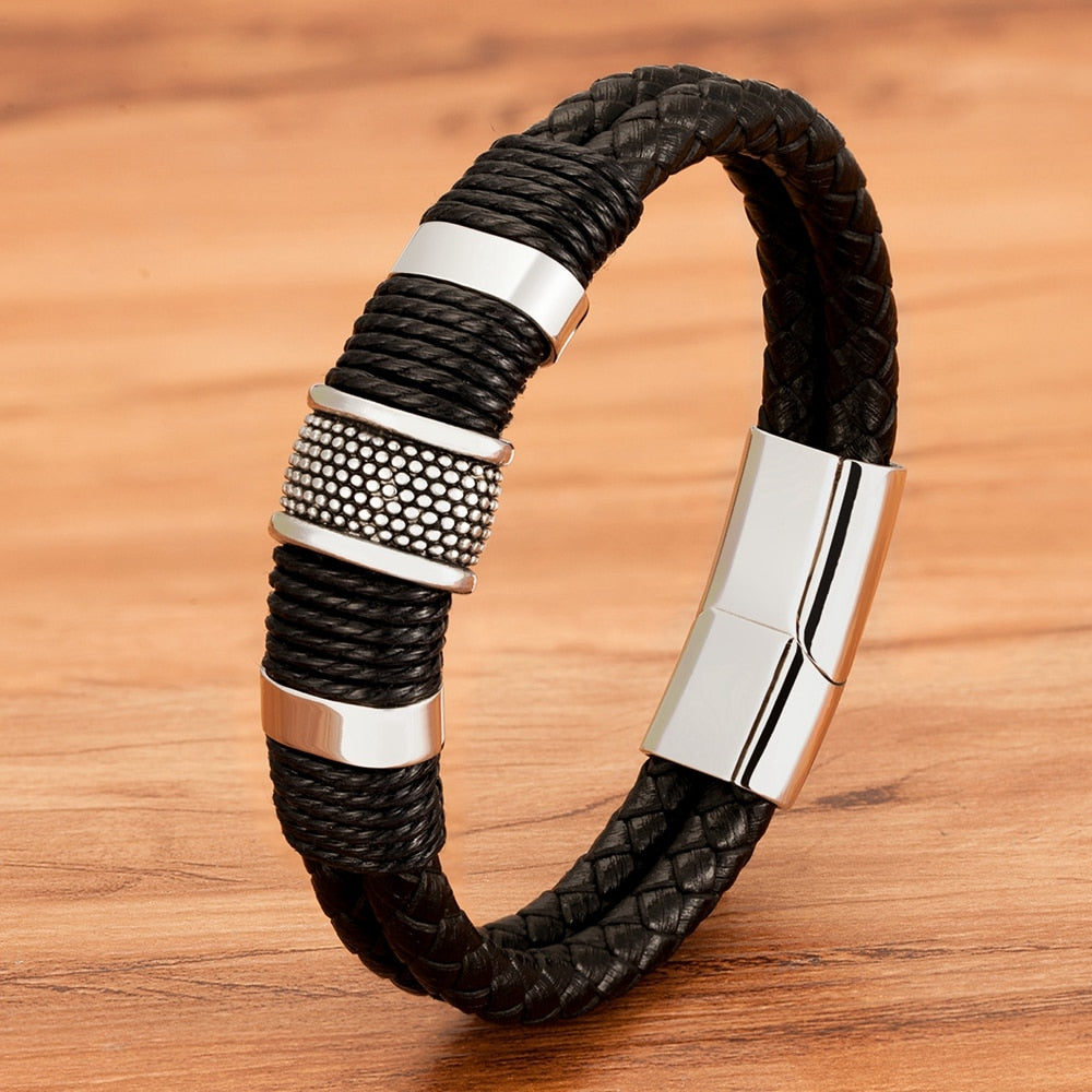 Lina | Woven Leather Bracelet