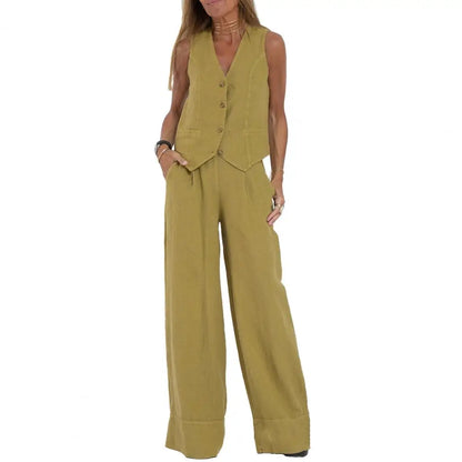 Loïs | Stylish Loose Set (Cardigan + Trousers)