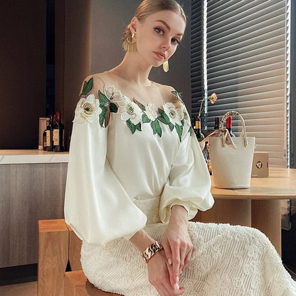 Lorenza | Floral Pattern Blouse