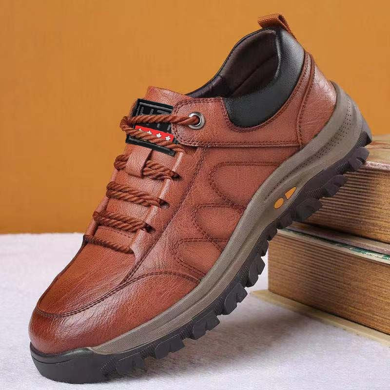 Lotte | Breathable Brown Walking Shoes
