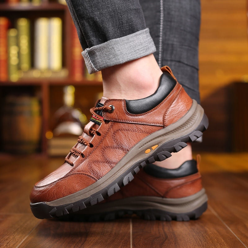 Lotte | Breathable Brown Walking Shoes