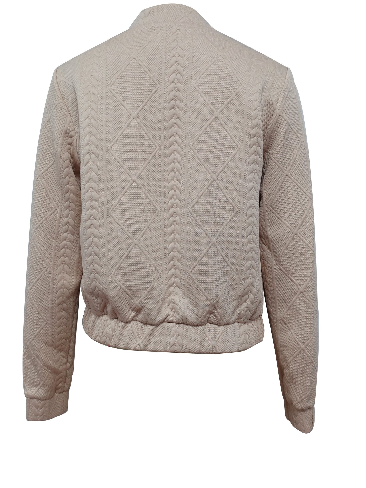 Lotte | Casual bomber jacket with plain texture