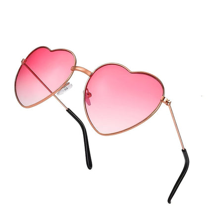 Lotte | Chic Pink Heart-Shaped Fashion Glasses