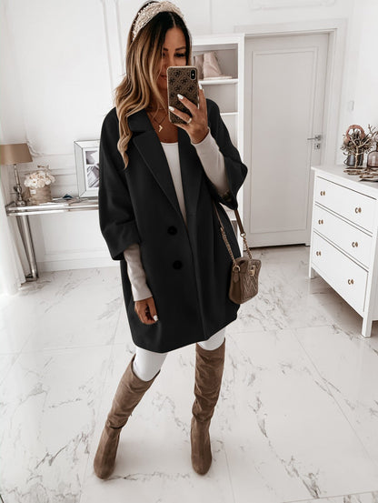 Lotte | Women's coat with 3/4 sleeves made of cotton