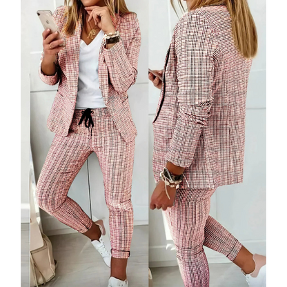 Lotte | Women's Suit with Long Blazer and Trousers