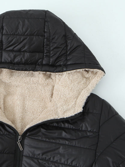 Lotte | Padded ladies' cape in solid colour