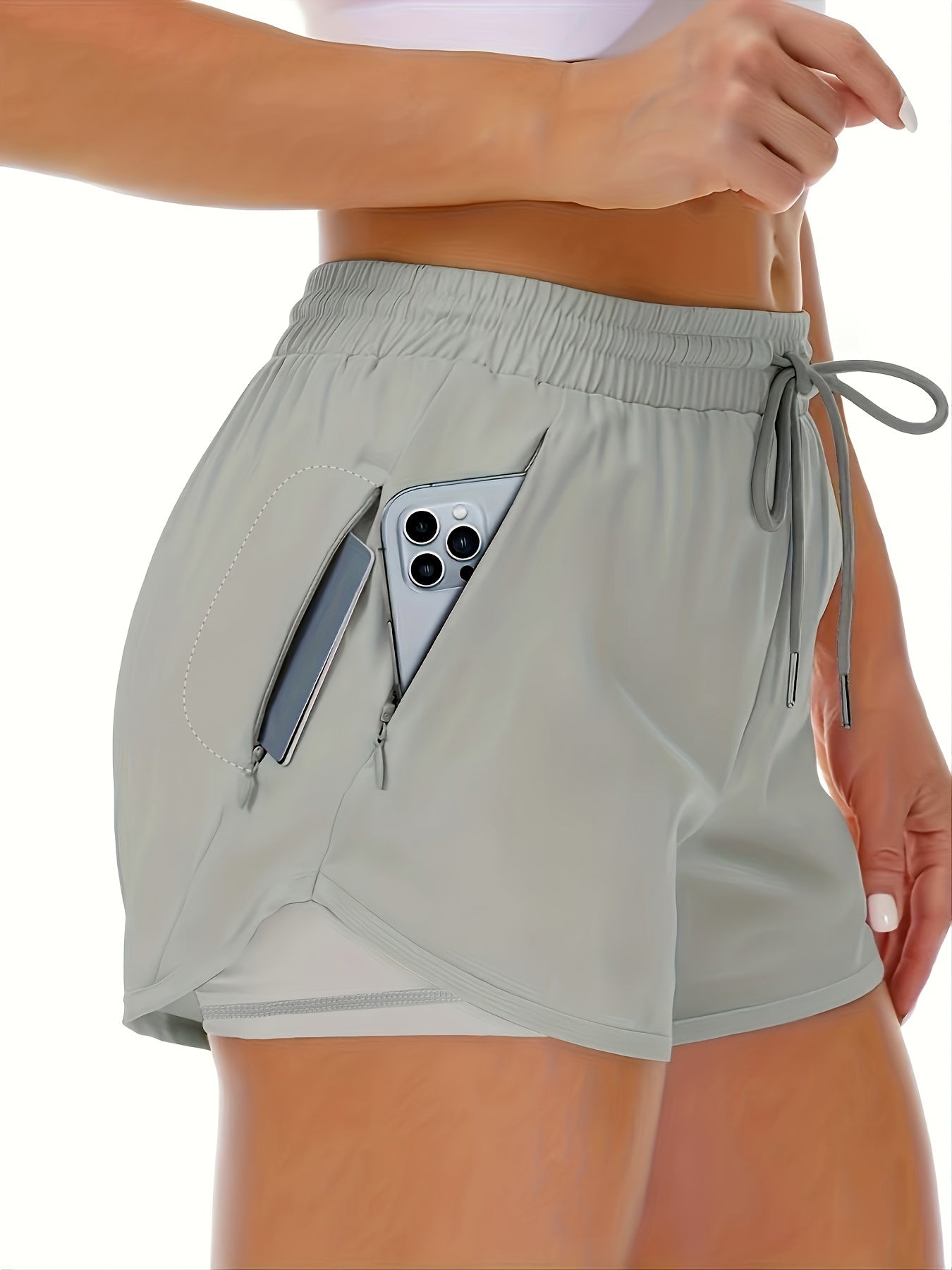 Lotte | Sporty 2-in-1 Women's Shorts with Pockets