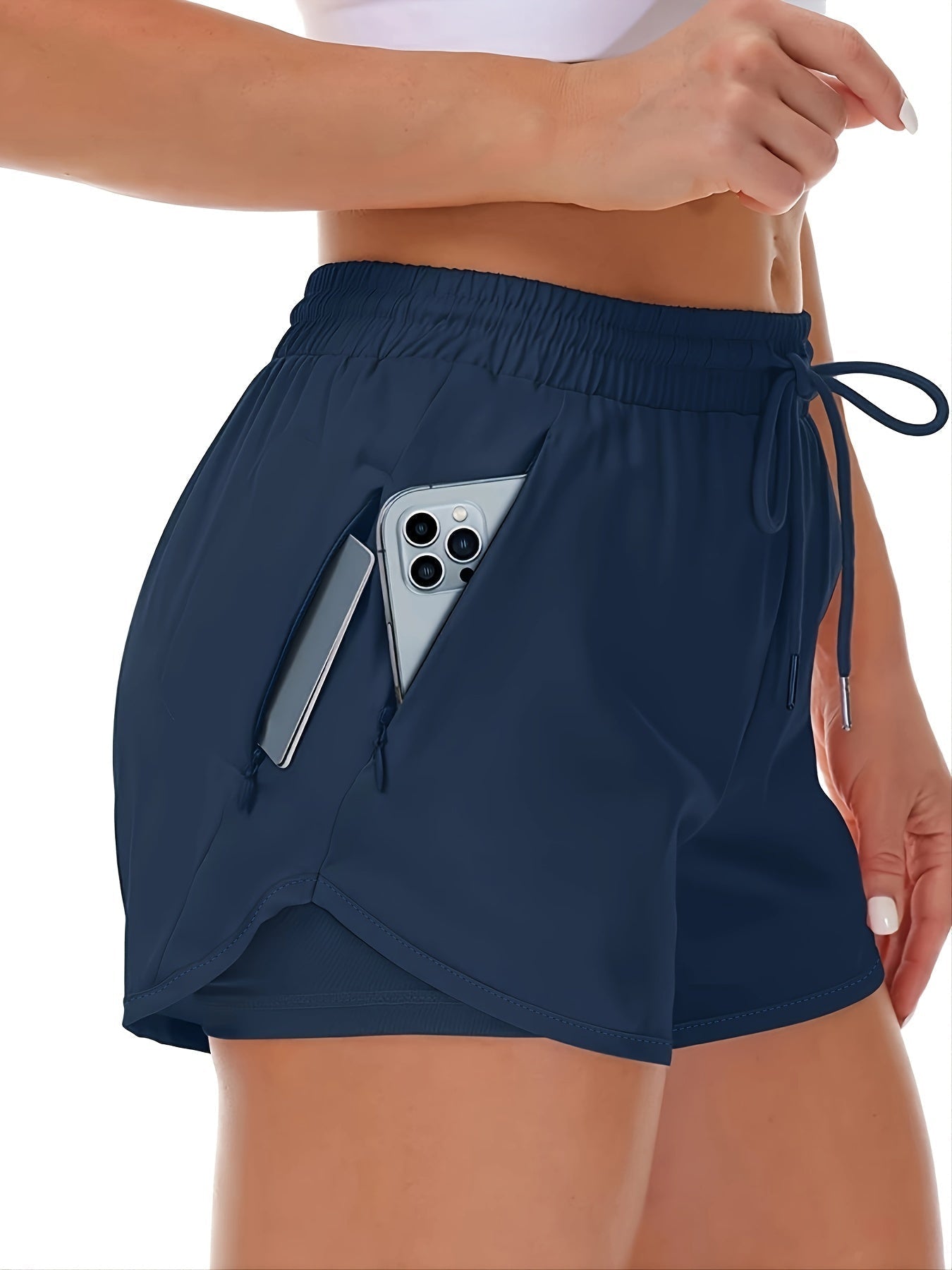 Lotte | Sporty 2-in-1 Women's Shorts with Pockets