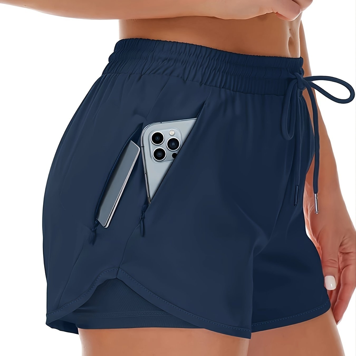 Lotte | Sporty 2-in-1 Women's Shorts with Pockets