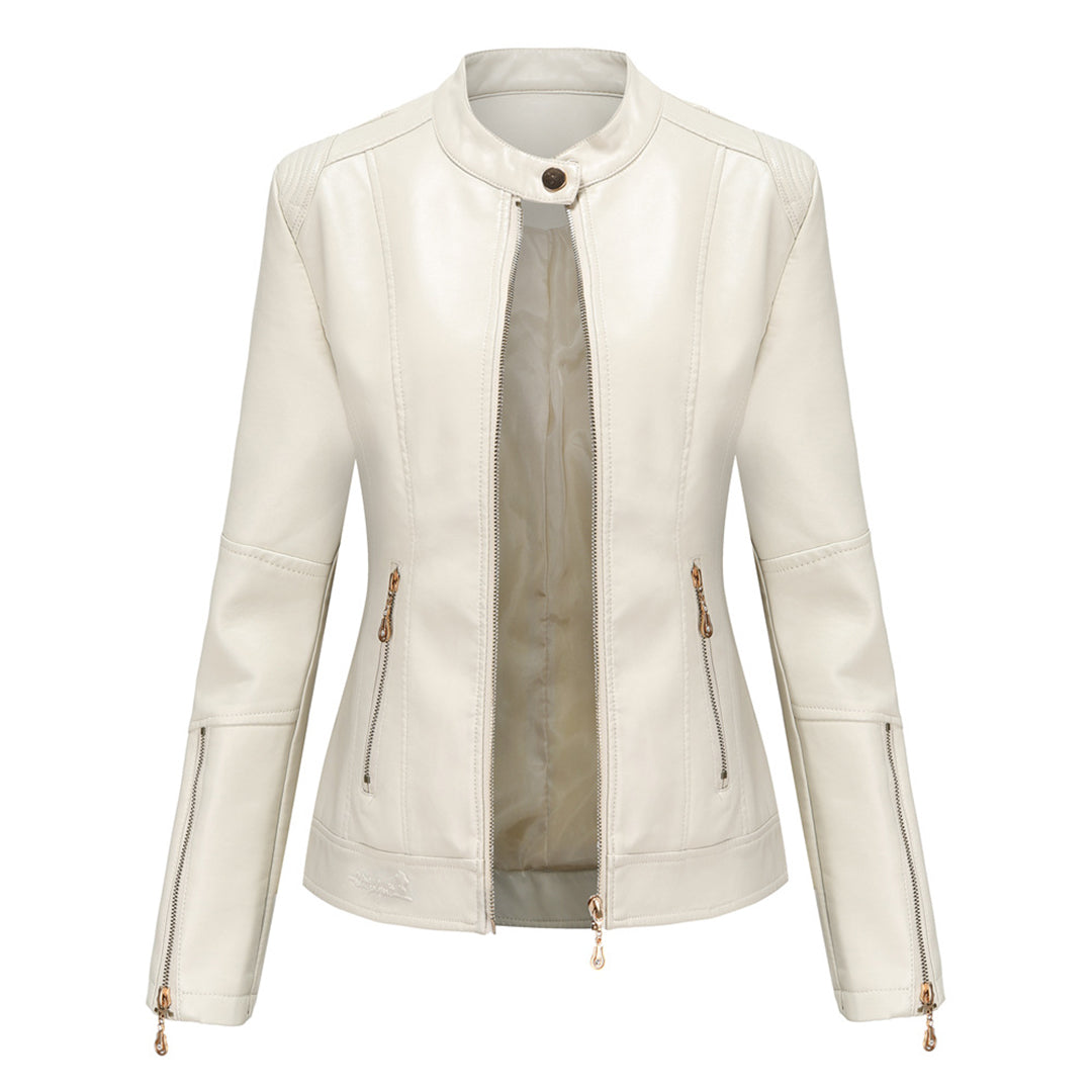 Lotte | Stylish Leather Jacket