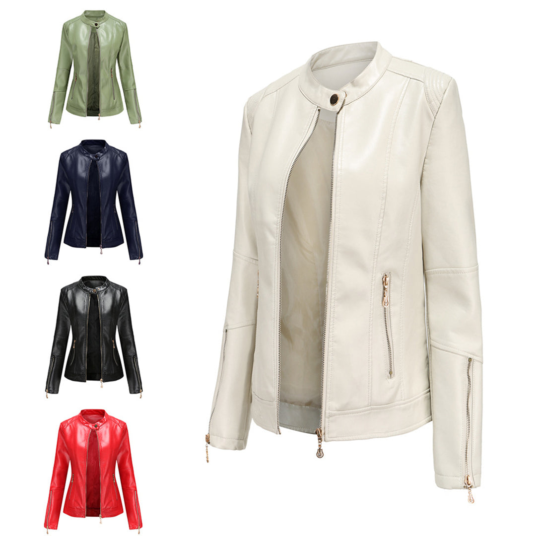 Lotte | Stylish Leather Jacket