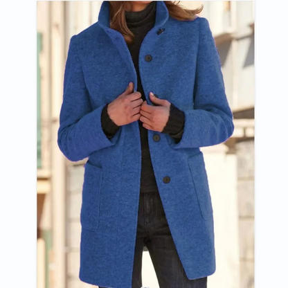 Lotte | Windproof Ladies' Coat with Stand-Up Collar