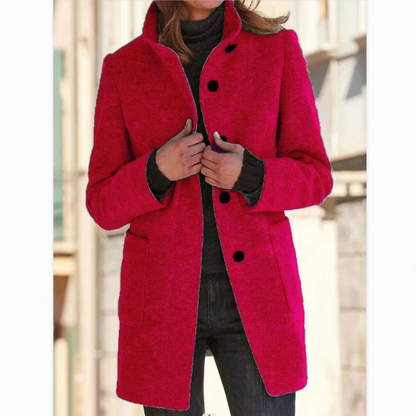 Lotte | Windproof Ladies' Coat with Stand-Up Collar