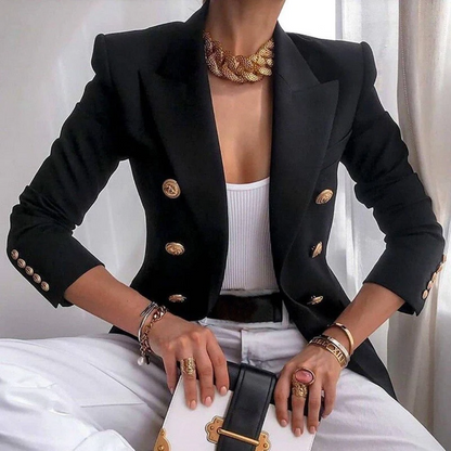Louise | Comfortable blazer with cotton buttons
