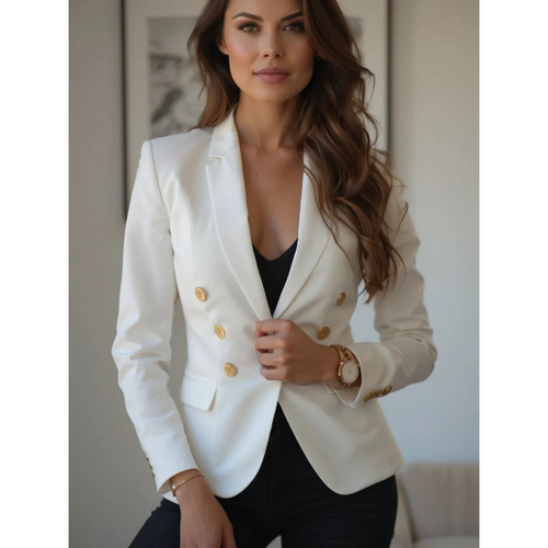 Louise | Comfortable blazer with cotton buttons