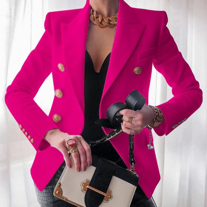 Louise | Comfortable blazer with cotton buttons