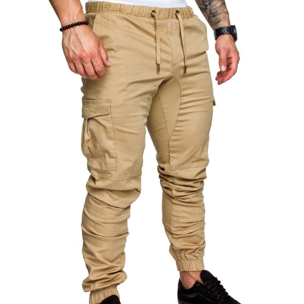 Lucas | Men's Cargo Trousers with Elastic
