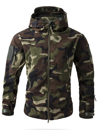 Lucas | Warm fleece men's jacket with hood