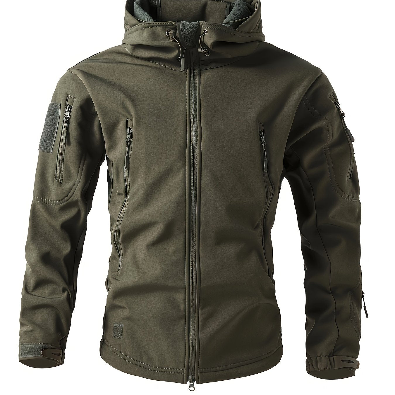 Lucas | Warm fleece men's jacket with hood