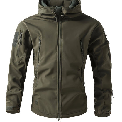 Lucas | Warm fleece men's jacket with hood