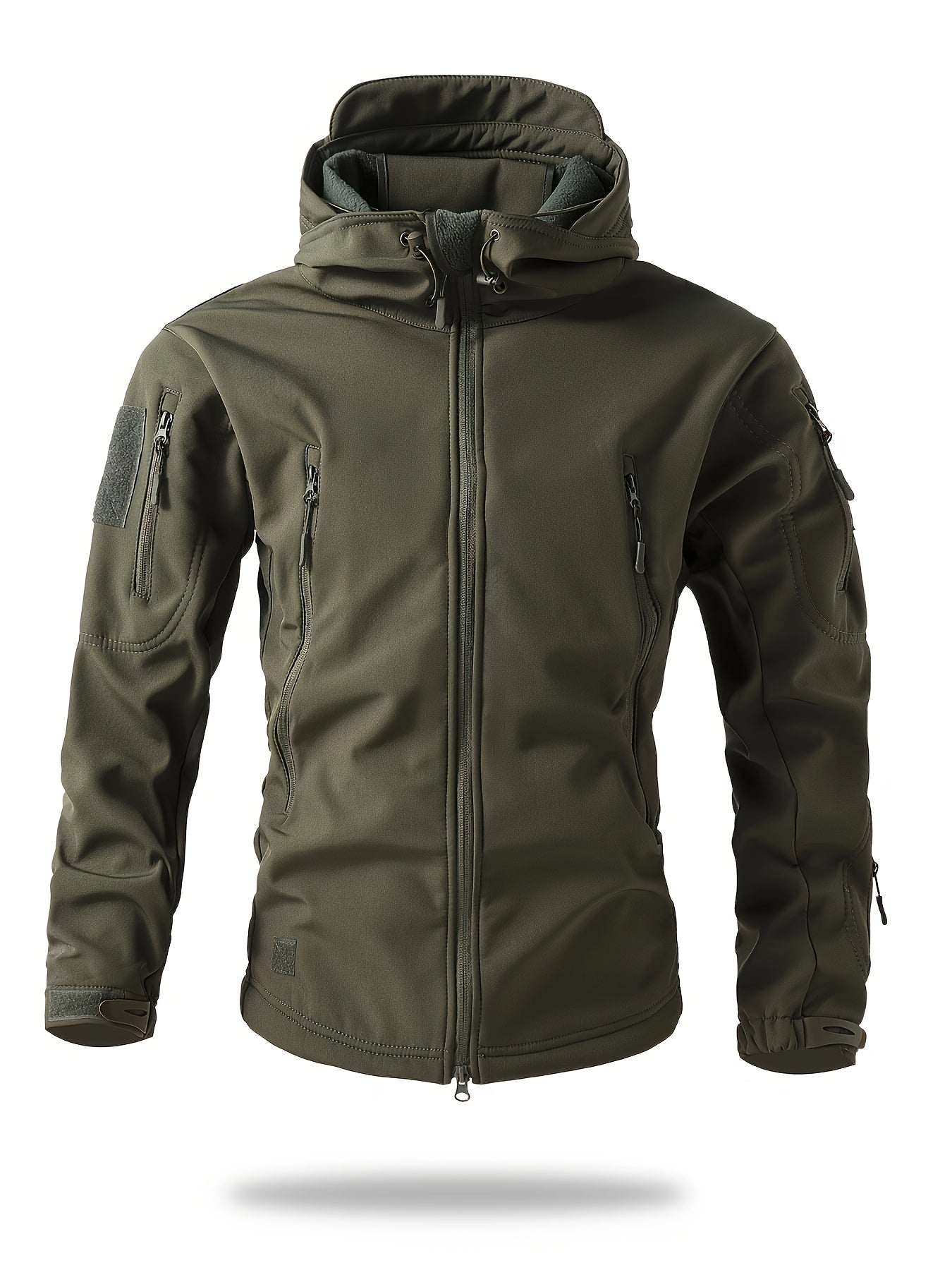 Lucas | Warm fleece men's jacket with hood