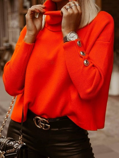 Lulu | Elegant trendy jumper with high collar