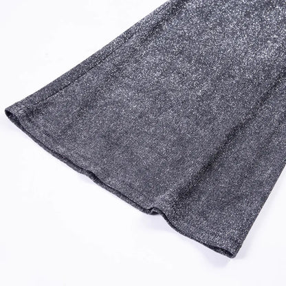 Luna | Stylish Women's High-Waisted Trousers with Glitter
