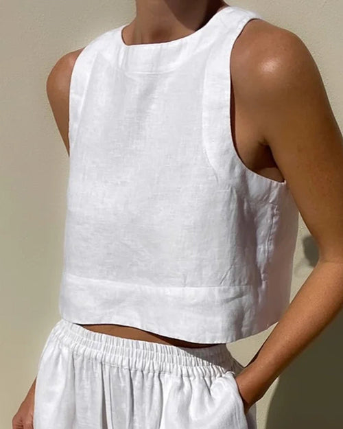 Luna | Two-Piece Linen Set for Women