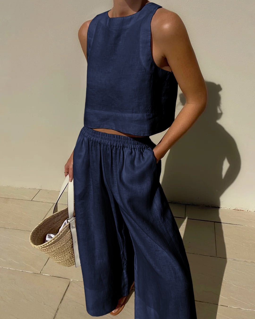 Luna | Two-Piece Linen Set for Women