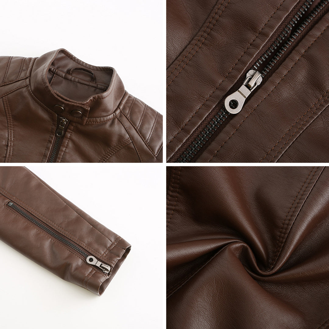 Luna | Refined Leather Jacket for Women