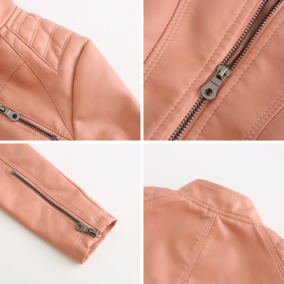 Luna | Refined Leather Jacket for Women