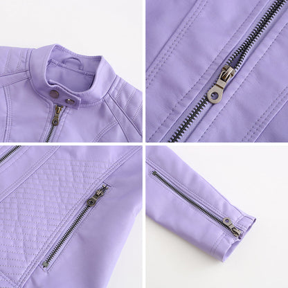 Luna | Refined Leather Jacket for Women
