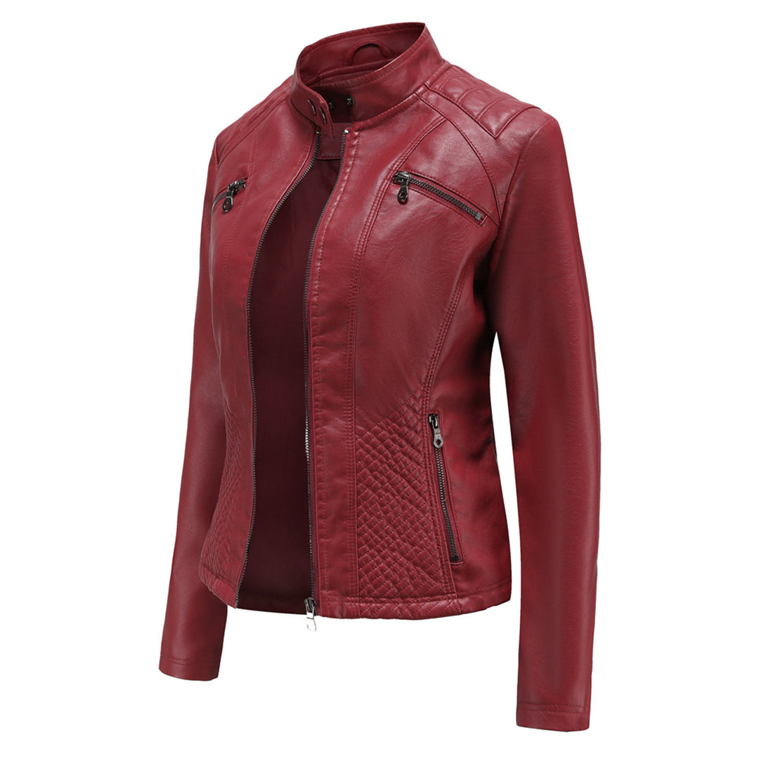 Luna | Refined Leather Jacket for Women