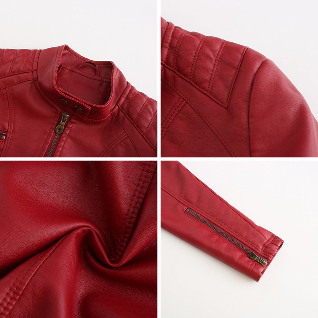 Luna | Refined Leather Jacket for Women