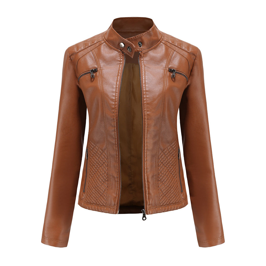 Luna | Refined Leather Jacket for Women