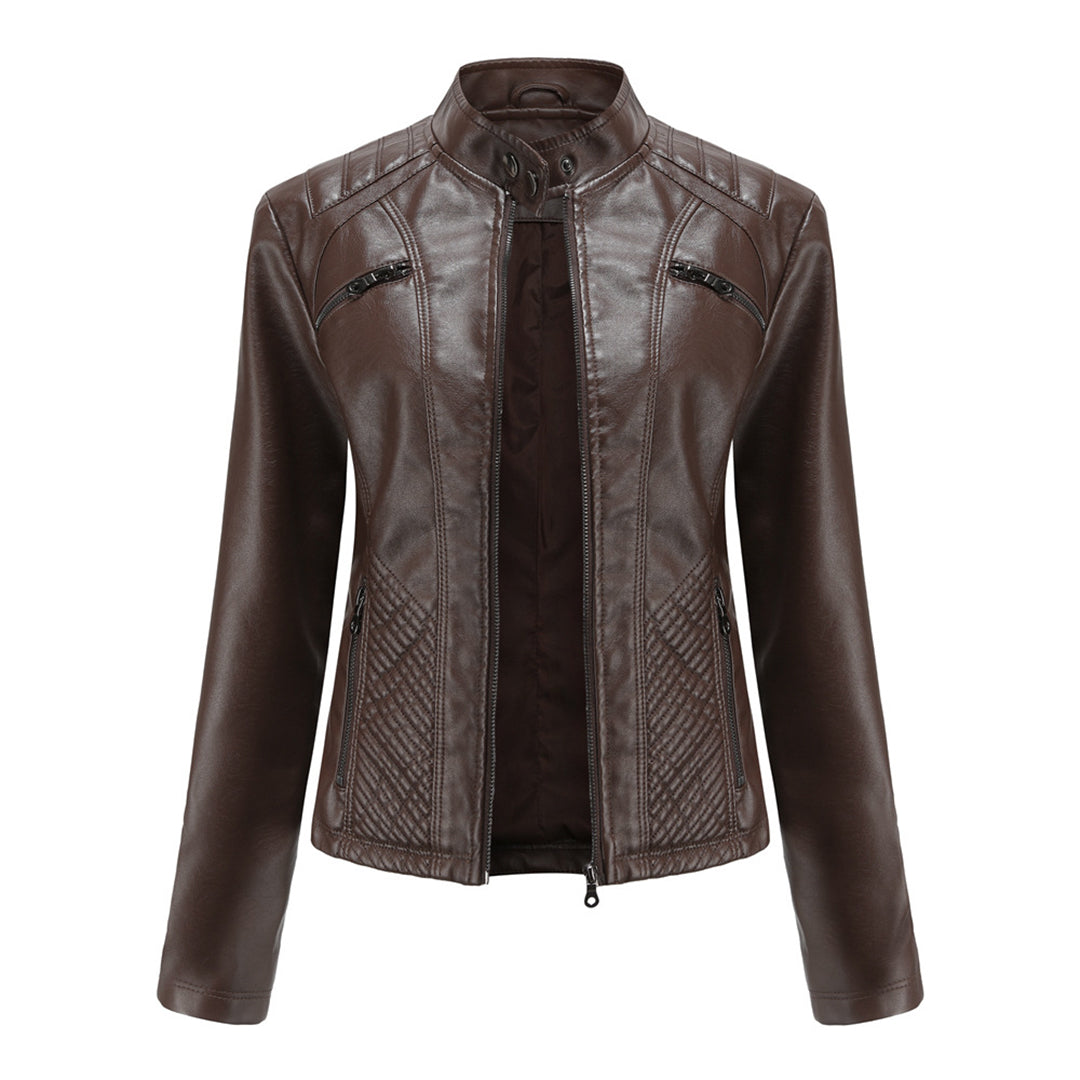 Luna | Refined Leather Jacket for Women
