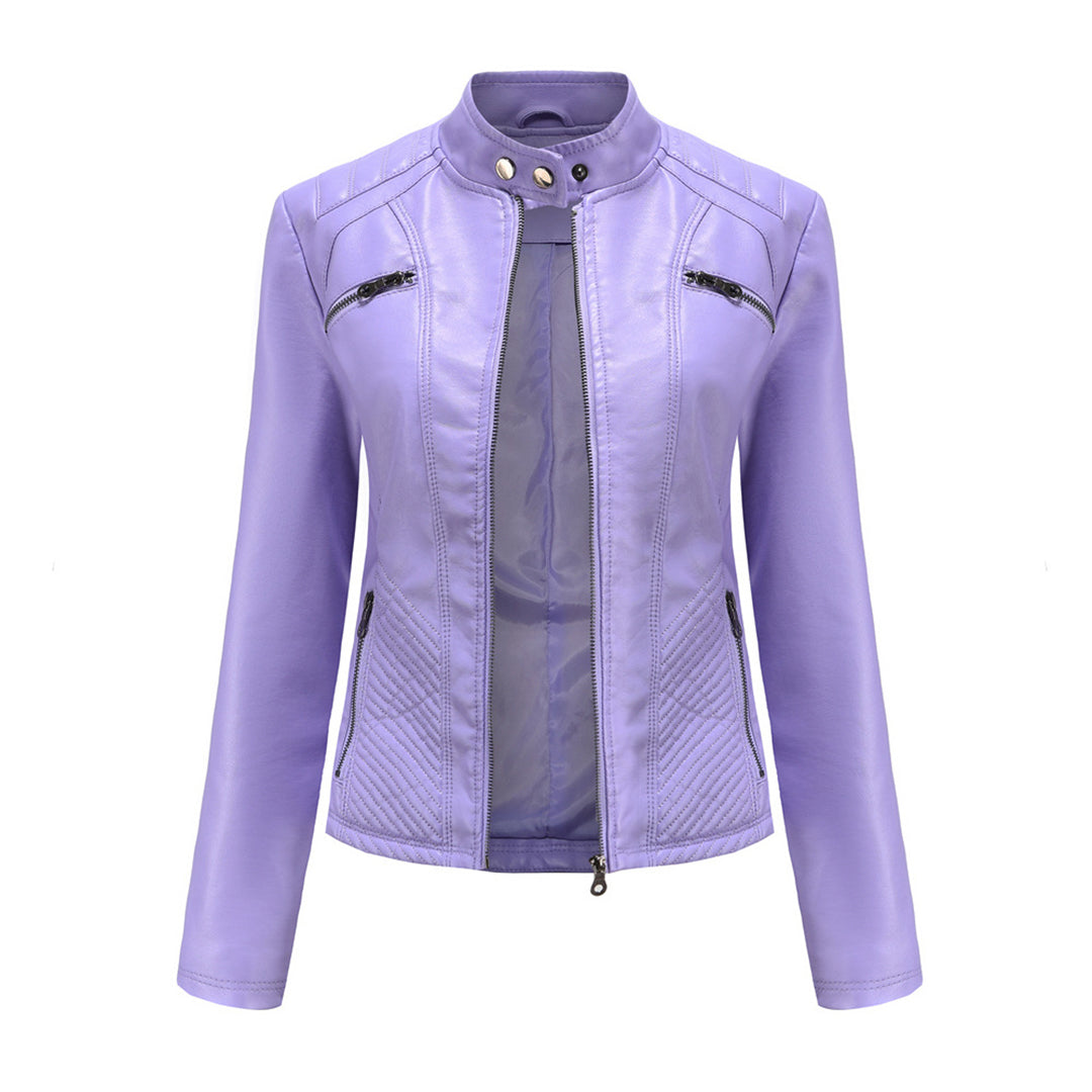 Luna | Refined Leather Jacket for Women