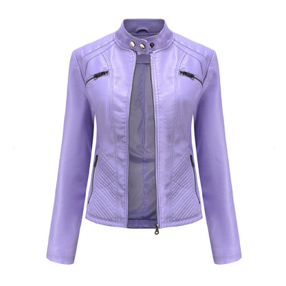 Luna | Refined Leather Jacket for Women