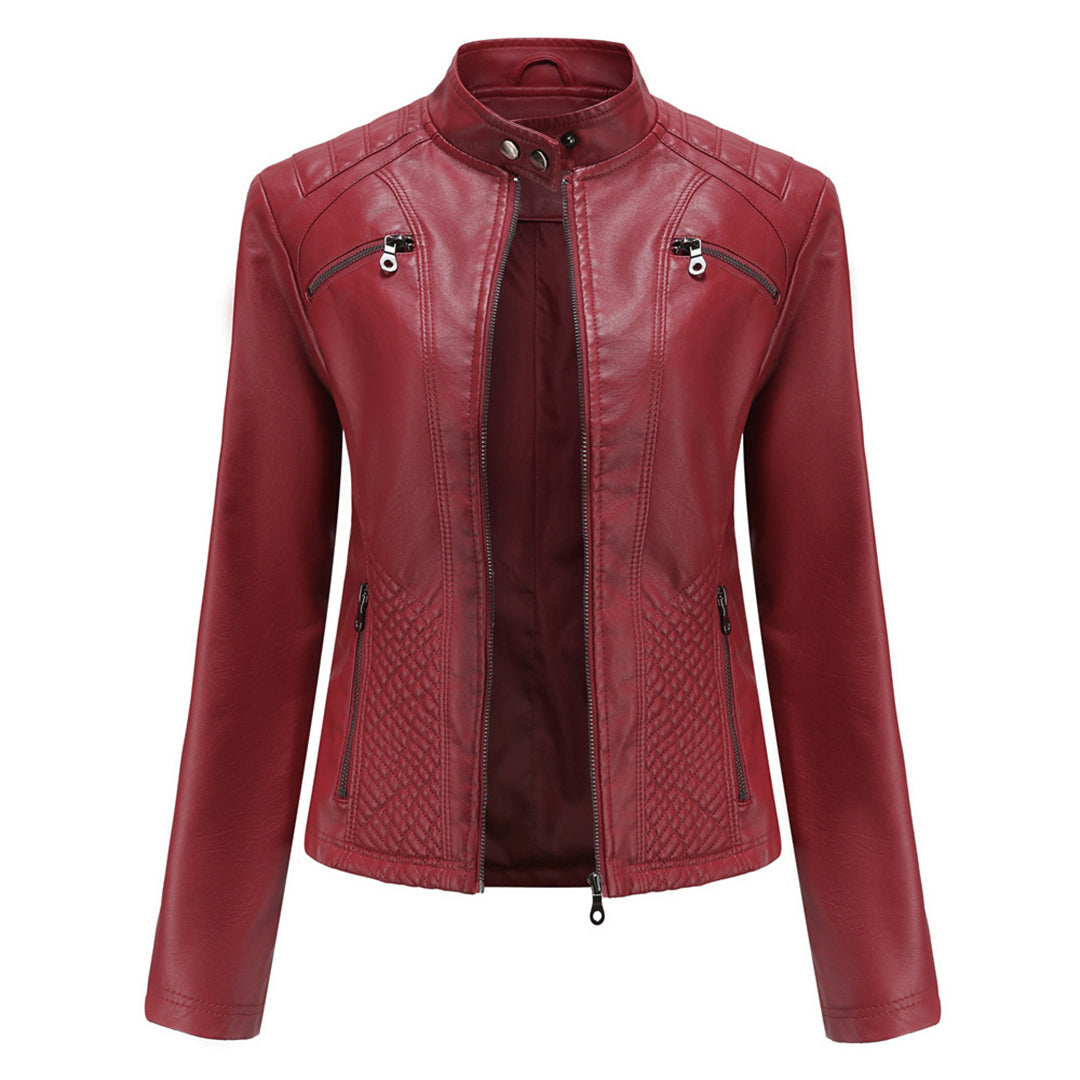 Luna | Refined Leather Jacket for Women