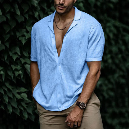 Luuk | Comfortable Knitted Summer Shirt for Men