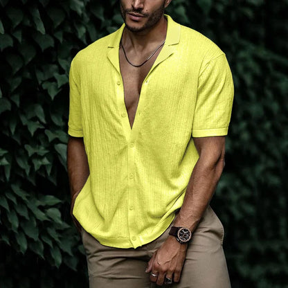 Luuk | Comfortable Knitted Summer Shirt for Men