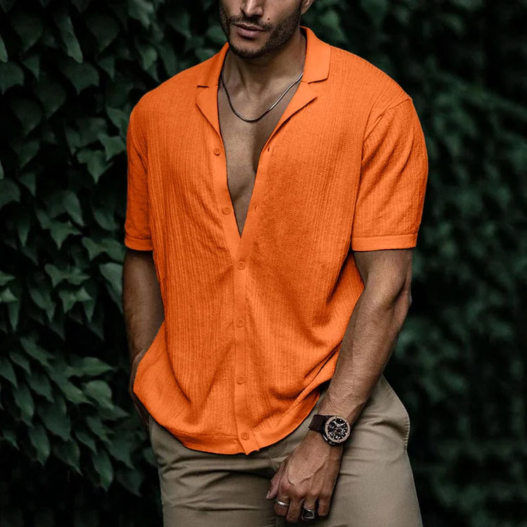 Luuk | Comfortable Knitted Summer Shirt for Men