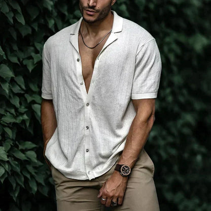 Luuk | Comfortable Knitted Summer Shirt for Men