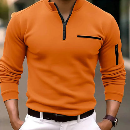 Luuk | Tailored Men's Polo with Quarter Zip