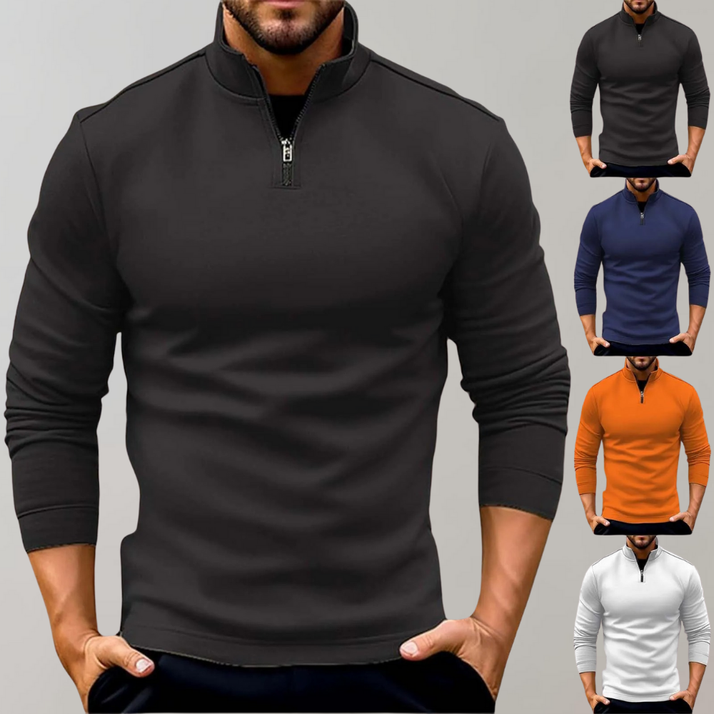 Luuk | Lightweight Summer Zip Jumper for Men