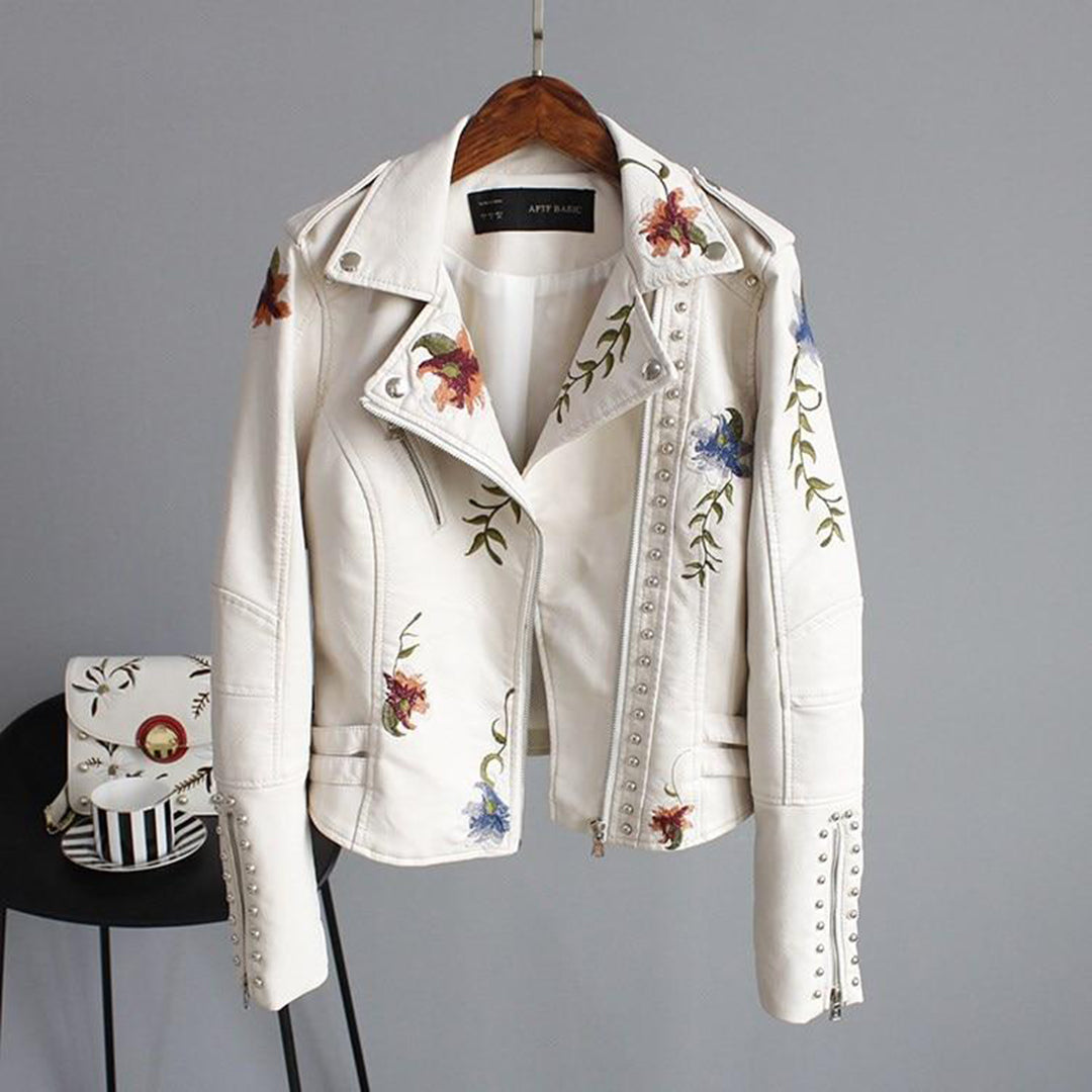 Maartje | Women's Jacket with Flowers