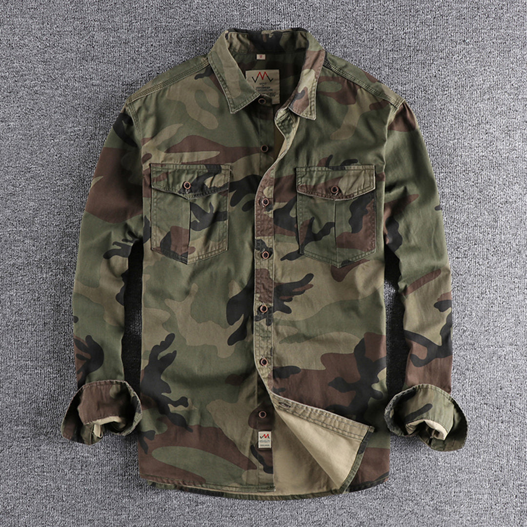 Marick | Men's Shirt with Camouflage Print