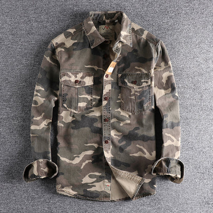 Marick | Men's Shirt with Camouflage Print