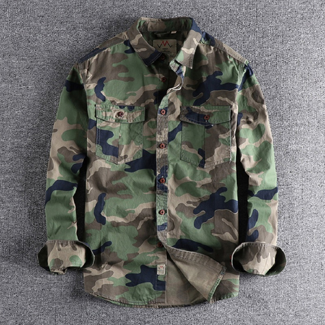 Marick | Men's Shirt with Camouflage Print
